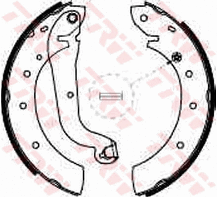 Brake Shoe Set (GS8557)