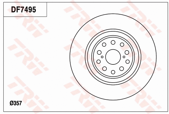 Brake Disc (DF7495S)