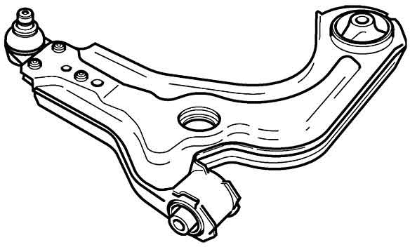 Control/Trailing Arm, wheel suspension (JTC163)