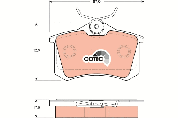 Brake Pad Set, disc brake (GDB1504)