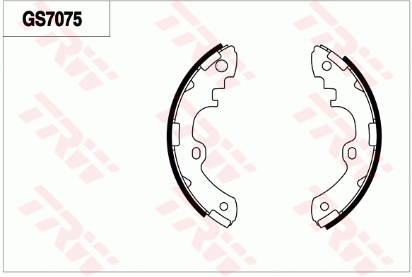 Brake Shoe Set (GS7075)