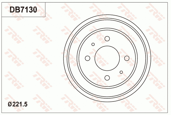 Brake Drum (DB7130)
