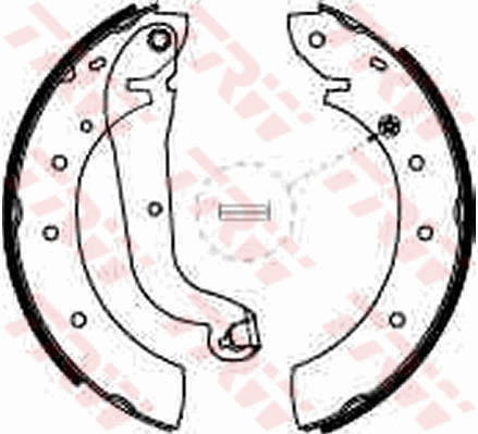 Brake Shoe Set (GS8624)