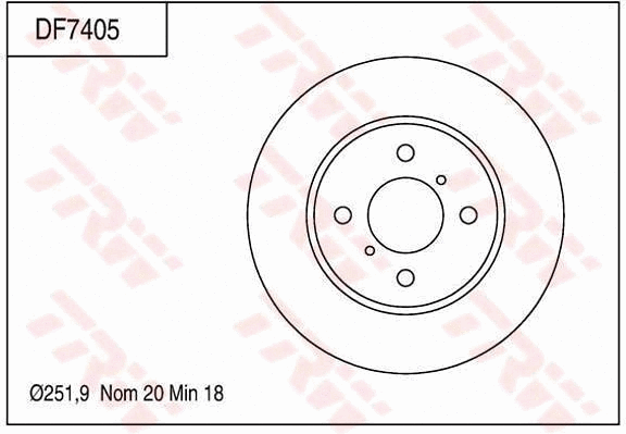 Brake Disc (DF7405)