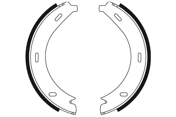 Brake Shoe Set, parking brake