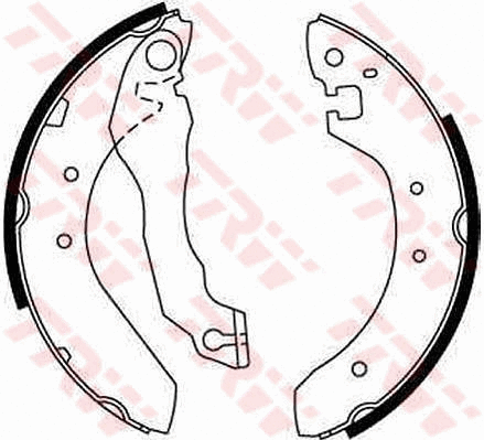Brake Shoe Set (GS6176)