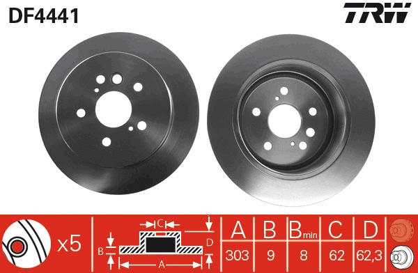 Brake Disc (DF4441)