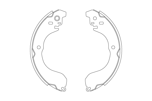 Brake Shoe Set (GS8813)