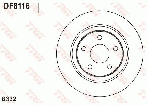 Brake Disc (DF8116)