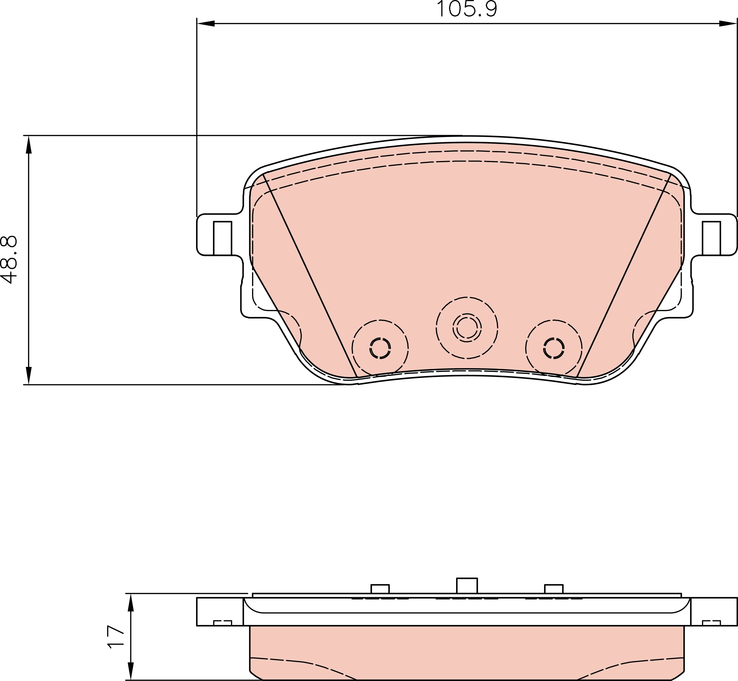 Brake Pad Set, disc brake (GDB8299)