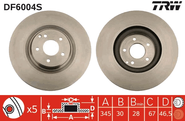 Brake Disc (DF6004S)