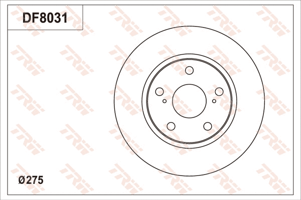 Brake Disc (DF8031)
