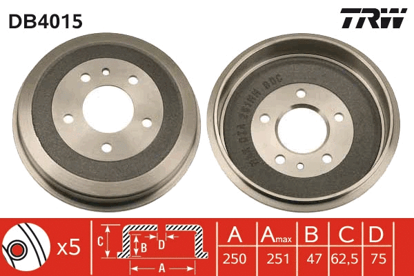 Brake Drum (DB4015)
