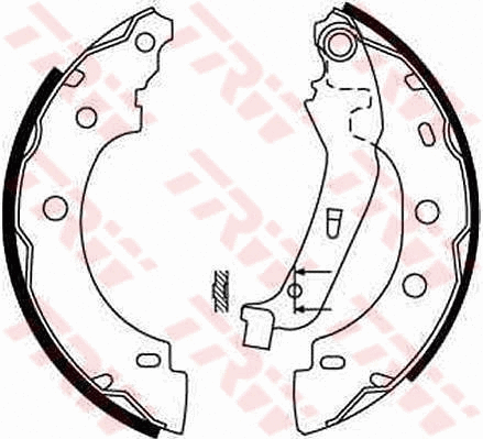 Brake Shoe Set (GS8650)