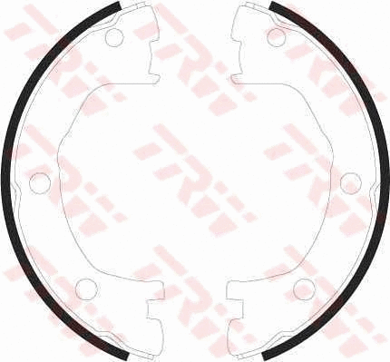 Brake Shoe Set, parking brake (GS8440)