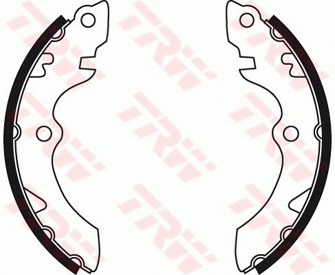 Brake Shoe Set, parking brake (GS8735)