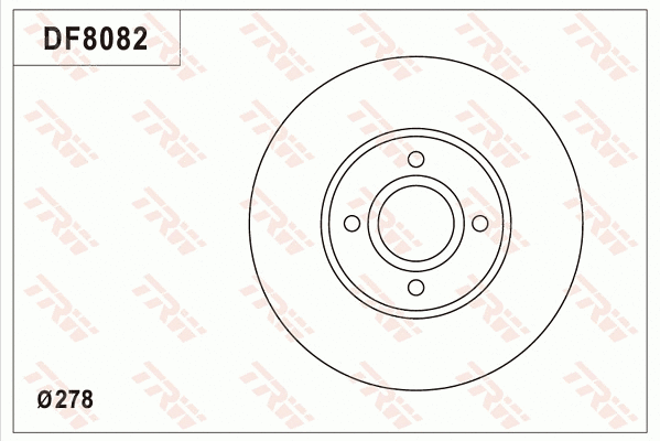 Brake Disc (DF8082)