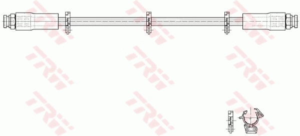 Brake Hose (PHA297)