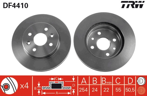 Brake Disc (DF4410)