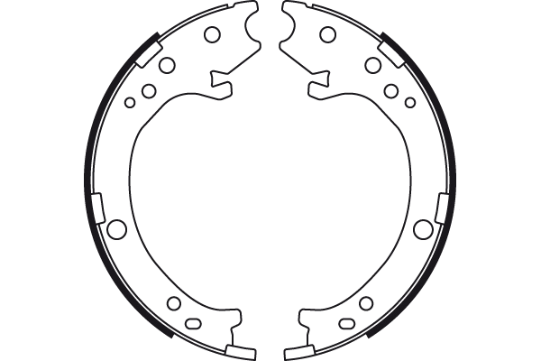 Brake Shoe Set, parking brake