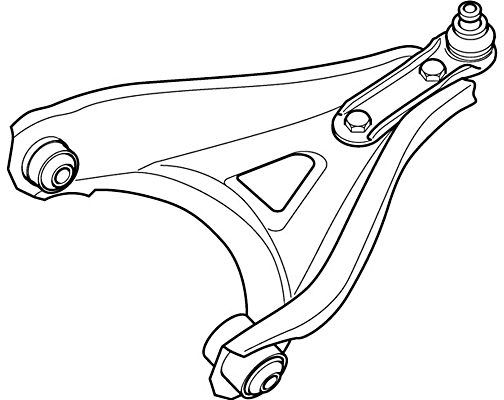 Control/Trailing Arm, wheel suspension (JTC319)