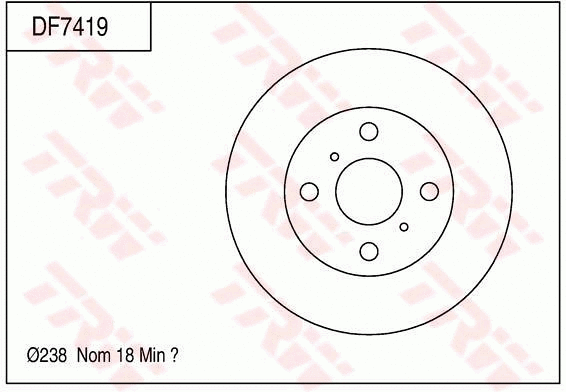 Brake Disc (DF7419)
