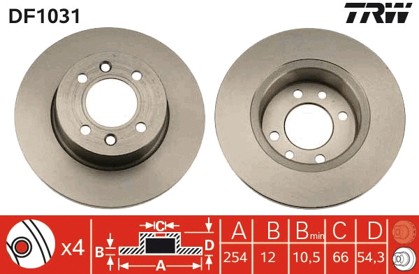 Brake Disc (DF1031)