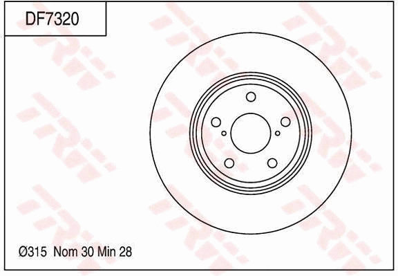 Brake Disc (DF7320)
