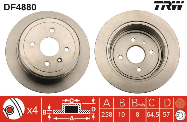 Brake Disc (DF4880)
