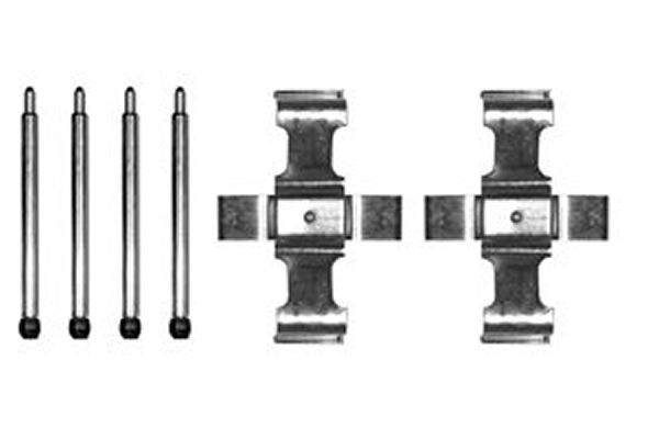 Accessory Kit, disc brake pad (PFK167)