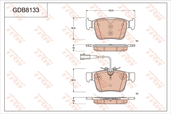 Brake Pad Set, disc brake