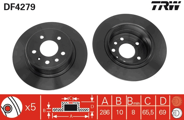 Brake Disc (DF4279)