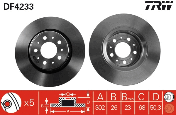 Brake Disc (DF4233)