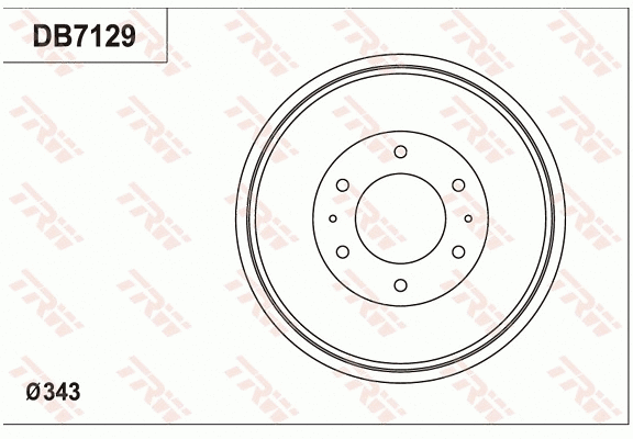 Brake Drum (DB7129)