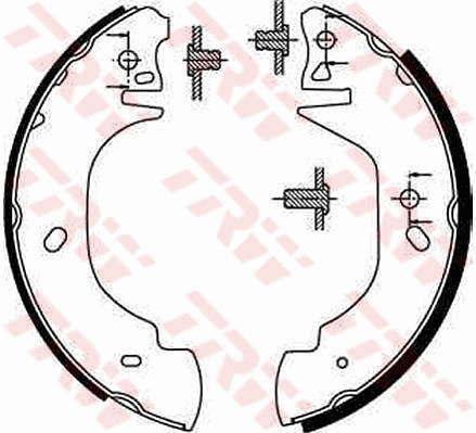 Brake Shoe Set (GS8629)