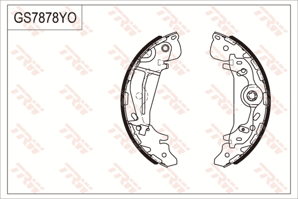 Brake Shoe Set (GS7878)
