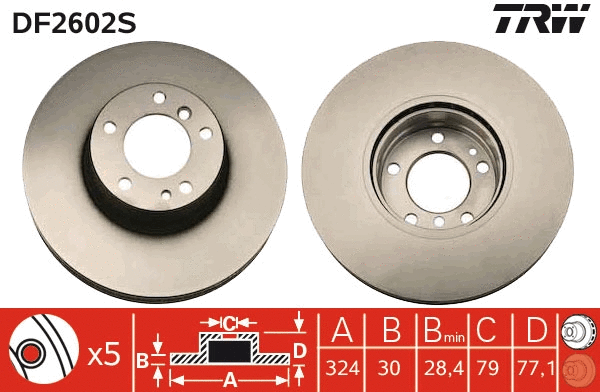 Brake Disc (DF2602S)