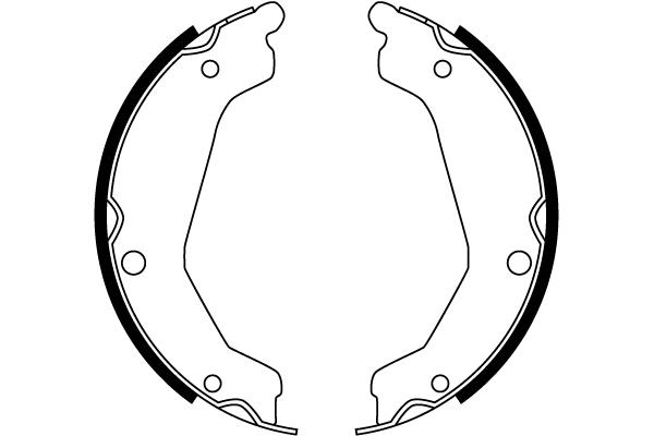 Brake Shoe Set, parking brake