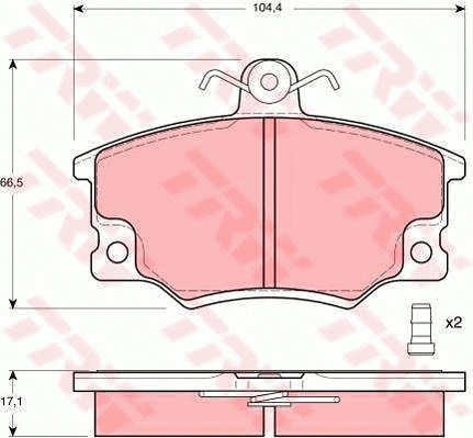 Brake Kit, disc brake (GTD1026)