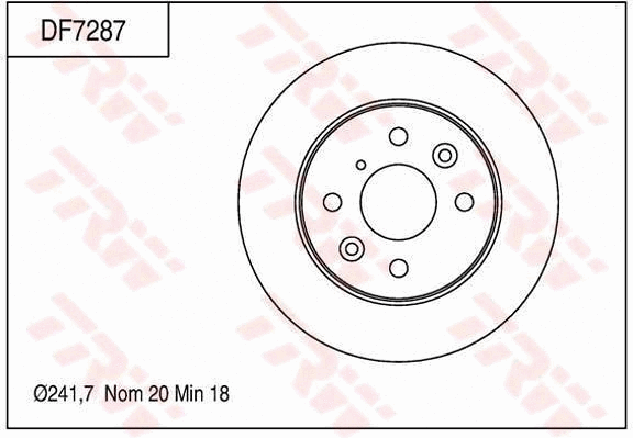 Brake Disc (DF7287)