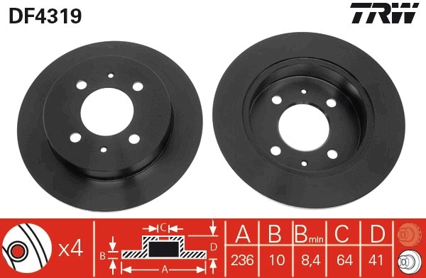 Brake Disc (DF4319)