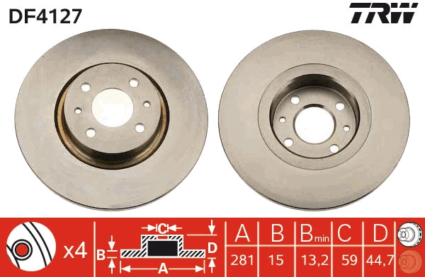 Brake Disc (DF4127)