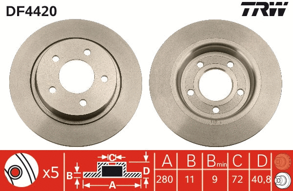 Brake Disc (DF4420)