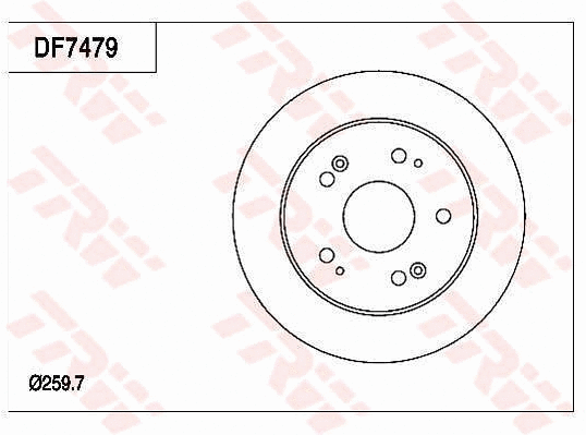 Brake Disc (DF7479)
