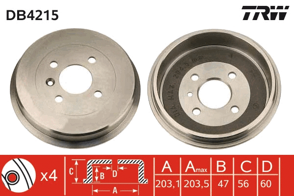 Brake Drum (DB4215)