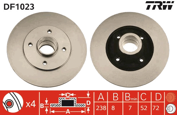 Brake Disc (DF1023)