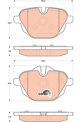 Brake Pad Set, disc brake (GDB1840)