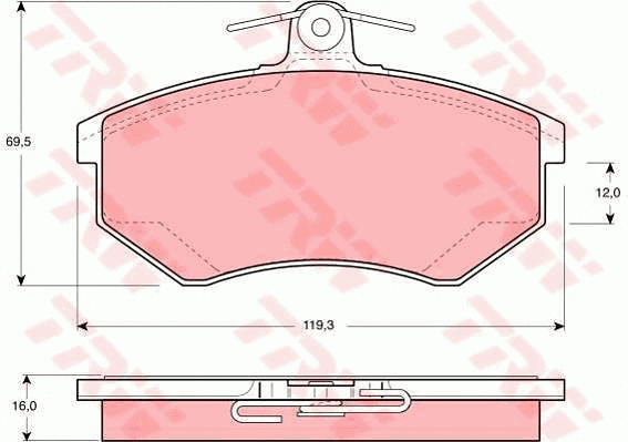 Brake Kit, disc brake (GTD1029)