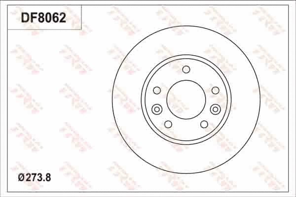Brake Disc (DF8062S)