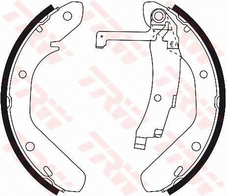 Brake Shoe Set (GS8250)